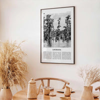 Louisiana Print Black and White No 1, Louisiana Wall Art, Louisiana Poster, Louisiana Photo, Louisiana Decor, USA, United States