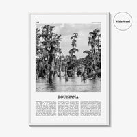 Louisiana Print Black and White No 1, Louisiana Wall Art, Louisiana Poster, Louisiana Photo, Louisiana Decor, USA, United States