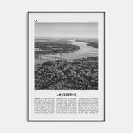 Louisiana Travel B&W No 2 Poster