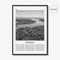 Louisiana Print Black and White No 2, Louisiana Wall Art, Louisiana Poster, Louisiana Photo, Louisiana Wall Décor, Louisiana Map