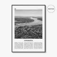 Louisiana Print Black and White No 2, Louisiana Wall Art, Louisiana Poster, Louisiana Photo, Louisiana Wall Décor, Louisiana Map