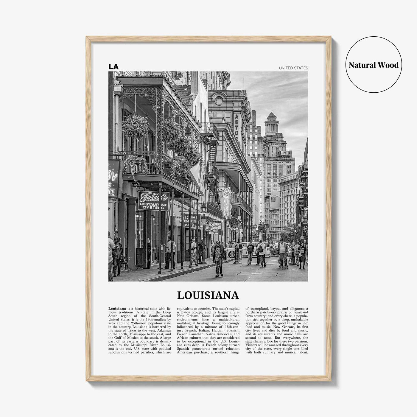 Louisiana Print Black and White No 3, Louisiana Wall Art, Louisiana Poster, Louisiana Photo, Louisiana Wall Décor, Louisiana, United States