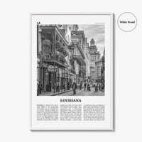 Louisiana Print Black and White No 3, Louisiana Wall Art, Louisiana Poster, Louisiana Photo, Louisiana Wall Décor, Louisiana, United States