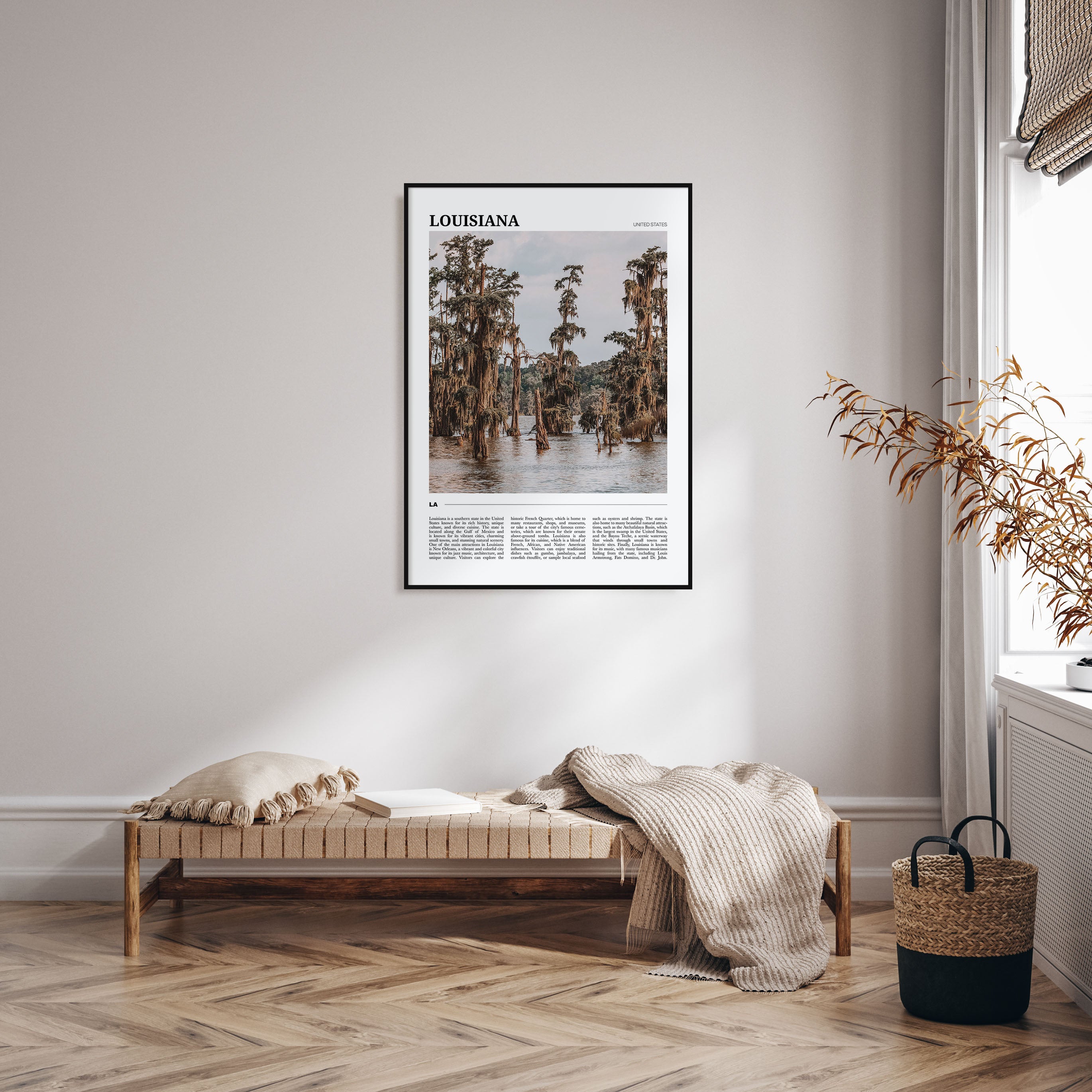 Louisiana Travel Color Poster