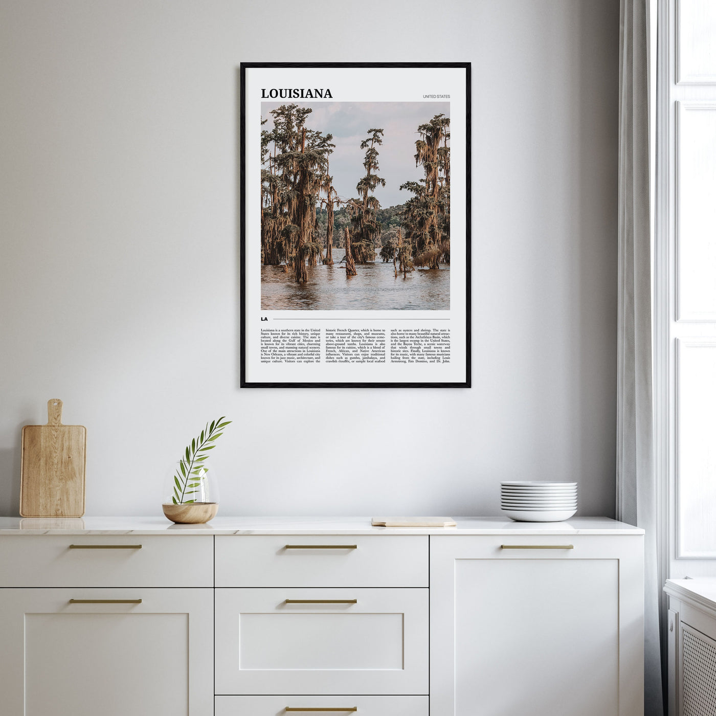 Louisiana Travel Color Poster