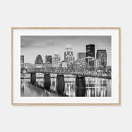 Louisville Landscape B&W Poster