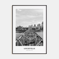 Louisville Portrait B&W No 1 Poster