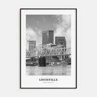 Louisville Portrait B&W No 2 Poster
