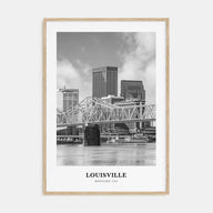 Louisville Portrait B&W No 2 Poster