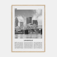 Louisville Travel B&W No 1 Poster
