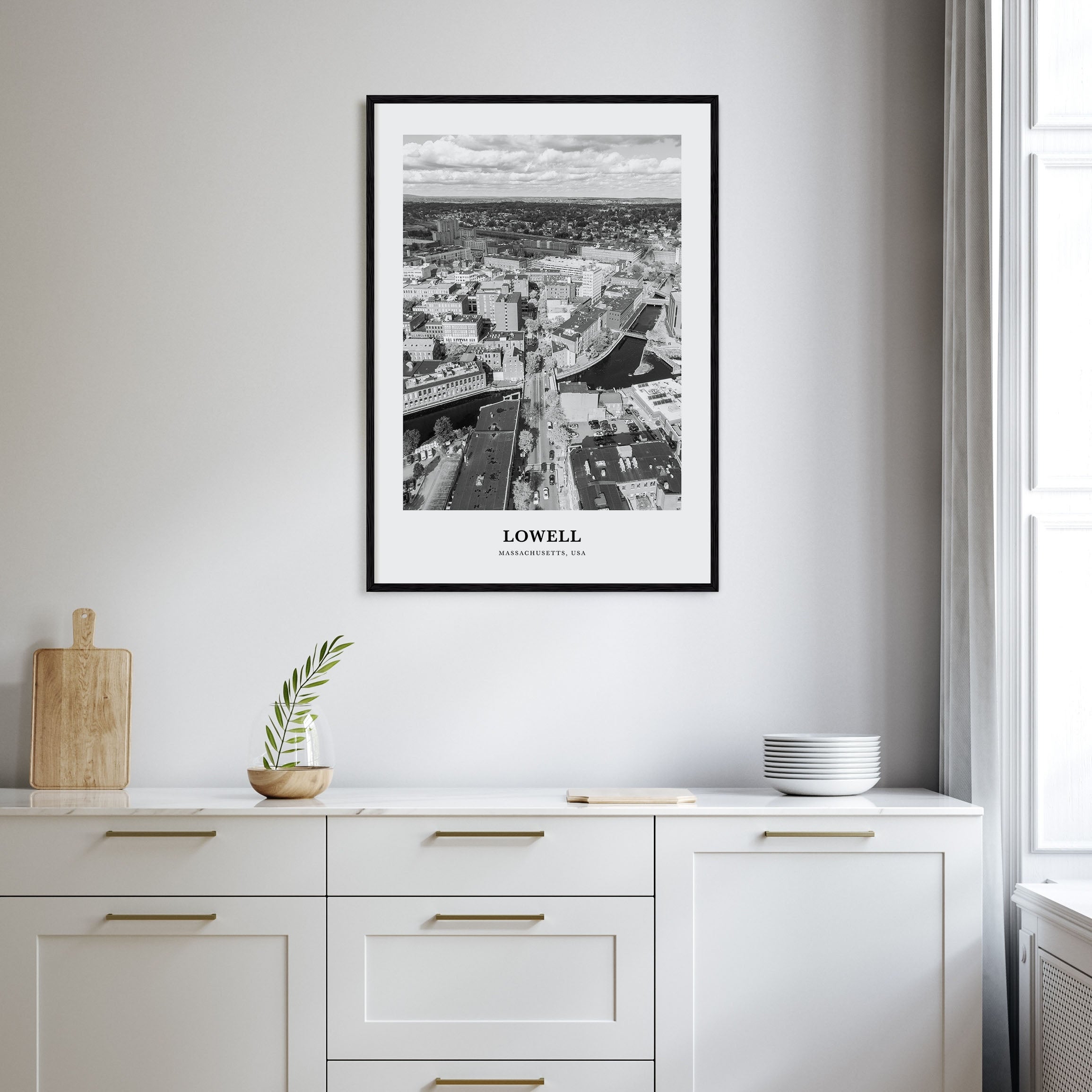 Lowell Portrait B&W Poster