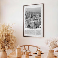Lower East Side Print Black and White, Lower East Side Wall Art, Lower East Side Poster, Lower East Side Photo, New York City