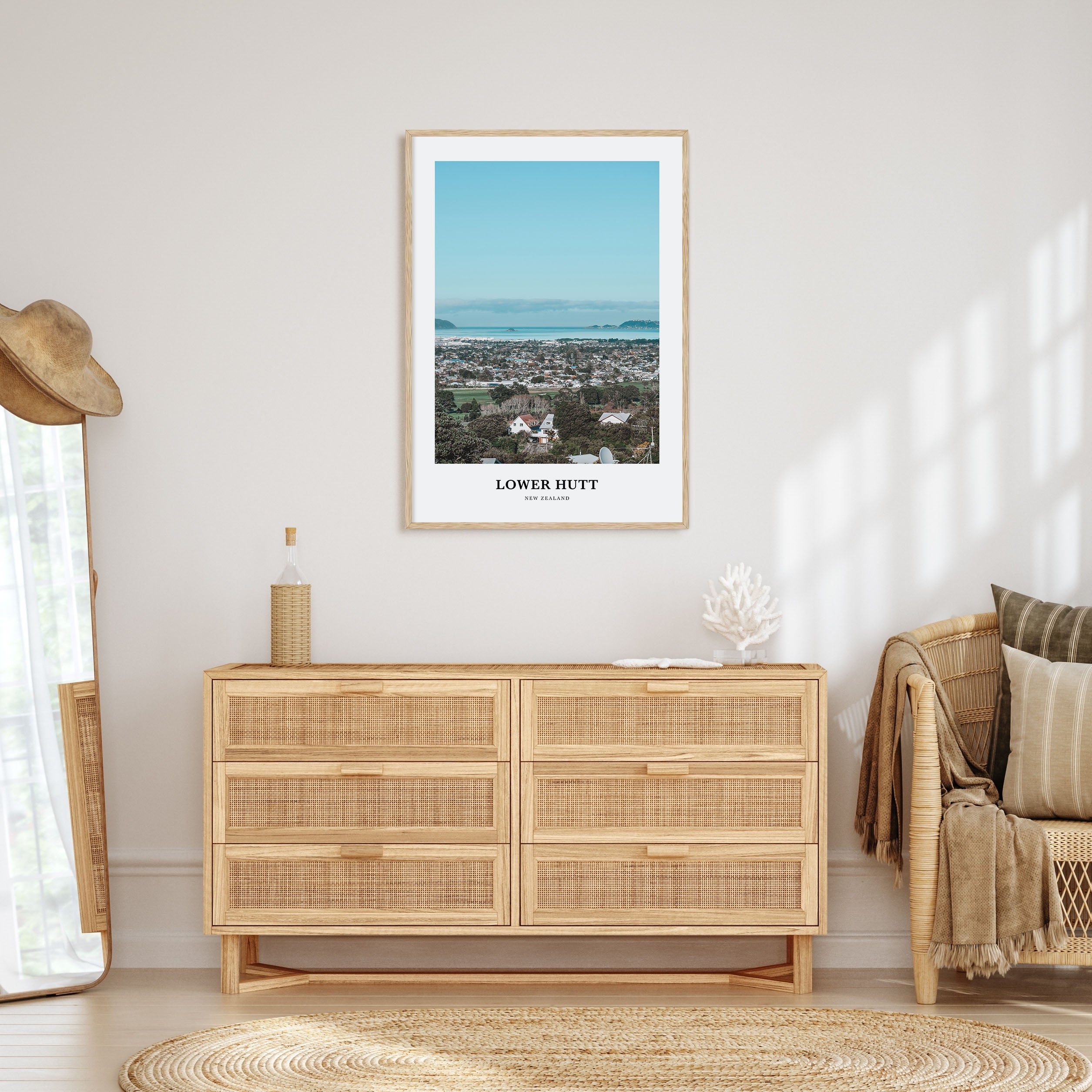 Lower Hutt Portrait Color Poster