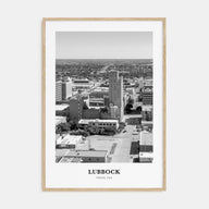 Lubbock Portrait B&W Poster