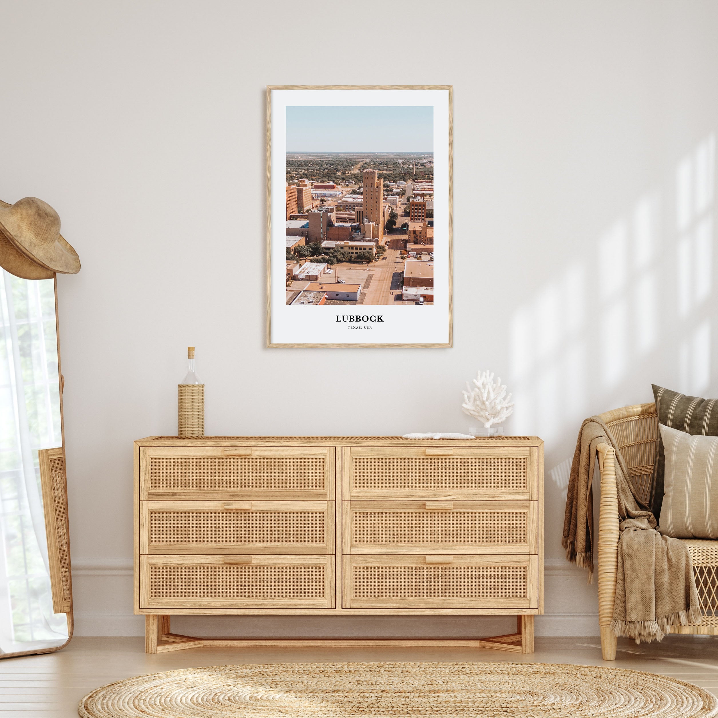 Lubbock Portrait Color Poster
