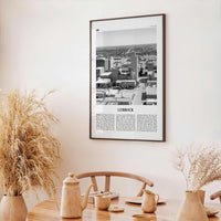 Lubbock Print Black and White, Lubbock Wall Art, Lubbock Poster, Lubbock Photo, Lubbock Wall Décor, Texas, USA, United States