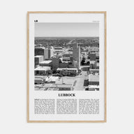 Lubbock Travel B&W Poster