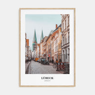 Lübeck Portrait Color Poster