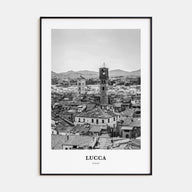 Lucca Portrait B&W Poster