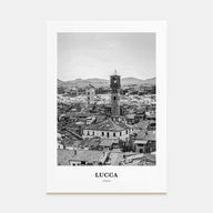 Lucca Portrait B&W Poster