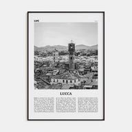 Lucca Travel B&W Poster