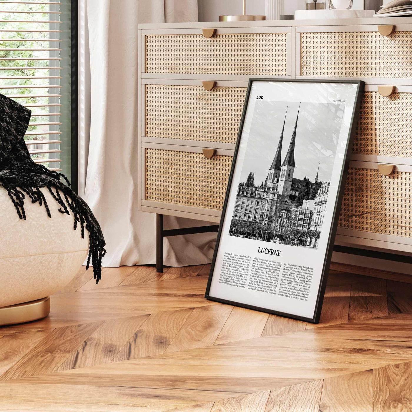 Lucerne Print Black and White, Lucerne Wall Art, Lucerne Poster, Lucerne Photo, Lucerne Wall Décor, Switzerland, Luzern, Swiss