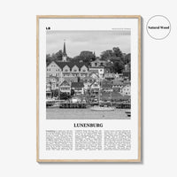 Lunenburg Print Black and White, Lunenburg Wall Art, Lunenburg Poster, Lunenburg Photo, Lunenburg Décor, Lunenburg Map, Nova Scotia, Canada