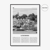 Lunenburg Print Black and White, Lunenburg Wall Art, Lunenburg Poster, Lunenburg Photo, Lunenburg Décor, Lunenburg Map, Nova Scotia, Canada