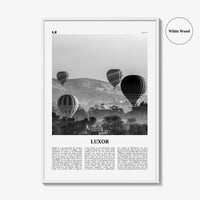 Luxor Print Black and White, Luxor Wall Art, Luxor Poster, Luxor Photo, Luxor Wall Décor, Egypt, الأقصر