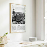 Lviv Print Black and White, Lviv Wall Art, Lviv Poster, Lviv Photo, Lviv Wall Décor, Lviv Map, Ukraine