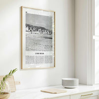 Lyme Regis Print Black and White, Lyme Regis Wall Art, Lyme Regis Poster, Lyme Regis Photo, Lyme Regis Map, Dorset, England, UK