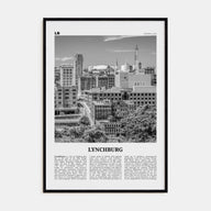 Lynchburg Travel B&W Poster