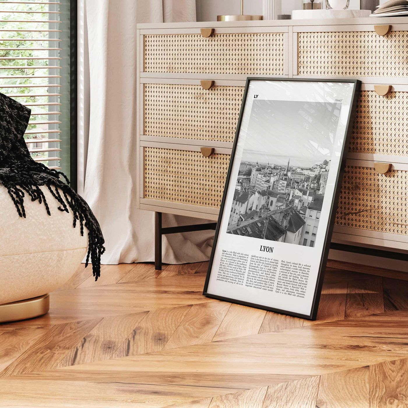 Lyon Print Black and White No 1, Lyon Wall Art, Lyon Poster, Lyon Photo, Lyon Wall Decor, Lyon, Liyon, Lione, Rhône-Alpes, Europe