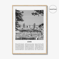 Lyon Print Black and White No 2, Lyon Wall Art, Lyon Poster, Lyon Photo, Lyon Wall Decor, Lyon, Liyon, Lione, Rhône-Alpes, Europe