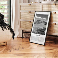 Lyttelton Print Black and White, Lyttelton Wall Art, Lyttelton Poster, Lyttelton Photo, Lyttelton Wall Décor, Lyttelton Map, New Zealand