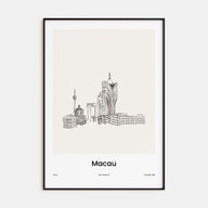 Macau Drawn Poster
