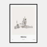 Macau Drawn Poster