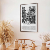 Macau Print Black and White, Macau Wall Art, Macau Poster, Macau Photo, Macau Wall Decor, Country Art Print, 澳門, Macao Asia