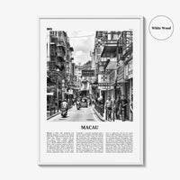 Macau Print Black and White, Macau Wall Art, Macau Poster, Macau Photo, Macau Wall Decor, Country Art Print, 澳門, Macao Asia