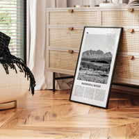 MacDonnell Ranges Print Black and White, MacDonnell Ranges Wall Art, MacDonnell Ranges Poster, MacDonnell Ranges Photo, Australia