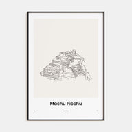 Machu Picchu Drawn Poster