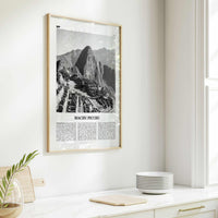 Machu Picchu Print Black and White, Machu Picchu Wall Art, Machu Picchu Poster, Machu Picchu Photo, Peru, Machu Pikchu, Cusco, South America