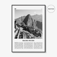 Machu Picchu Print Black and White, Machu Picchu Wall Art, Machu Picchu Poster, Machu Picchu Photo, Peru, Machu Pikchu, Cusco, South America