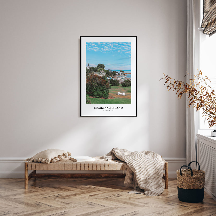Mackinac Island Portrait Color Poster