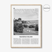 Mackinac Island Print Black and White, Mackinac Island Wall Art, Mackinac Island Poster, Mackinac Island Photo, Michigan, USA