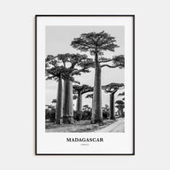 Madagascar Portrait B&W Poster