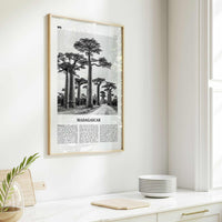 Madagascar Print Black and White, Madagascar Wall Art, Madagascar Poster, Madagascar Photo, Madagasikara, Antananarivo, Africa