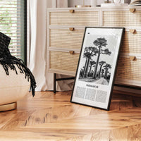 Madagascar Print Black and White, Madagascar Wall Art, Madagascar Poster, Madagascar Photo, Madagasikara, Antananarivo, Africa