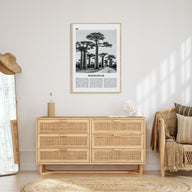 Madagascar Travel B&W Poster