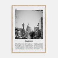 Madison Travel B&W No 1 Poster
